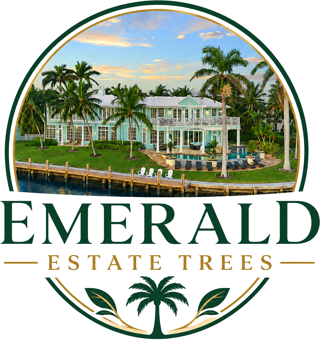 Emerald Estate Trees logo